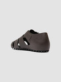 YORGOS 001 - Brown Leather Fisherman Sandals - thumb image 4,side view