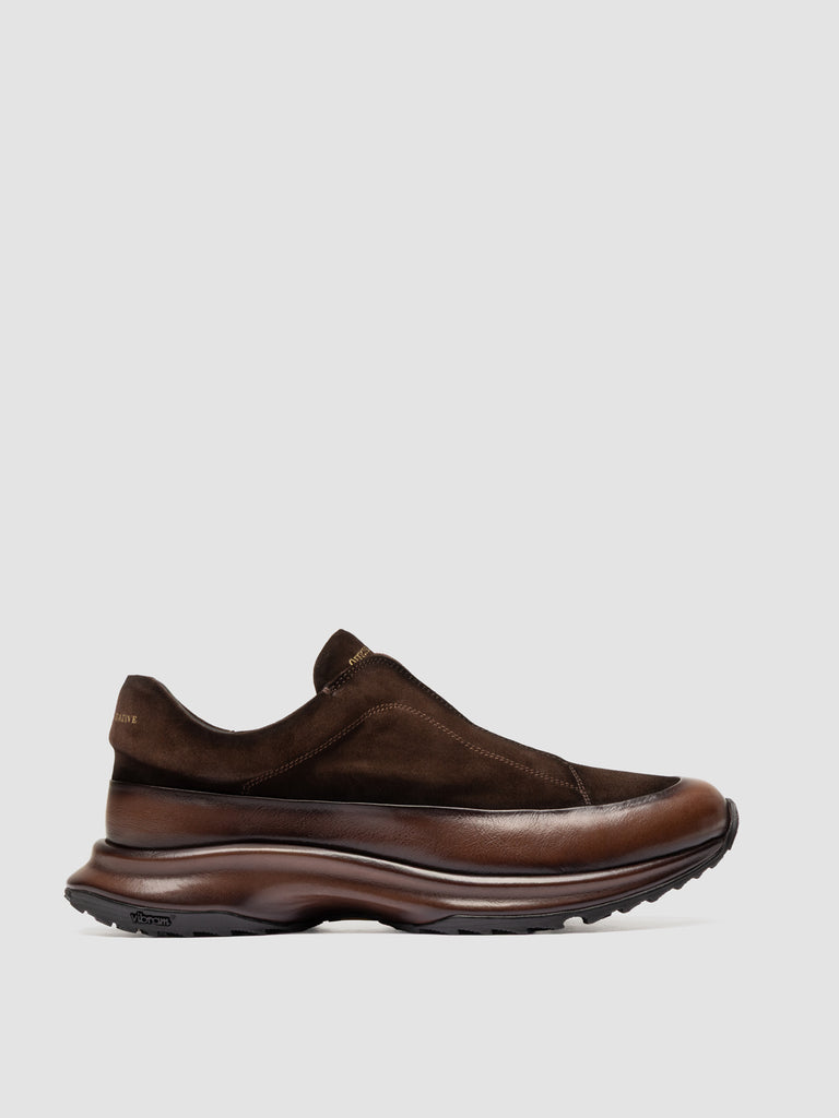 ZODIAC 001 - Brown Suede Low Top Sneakers