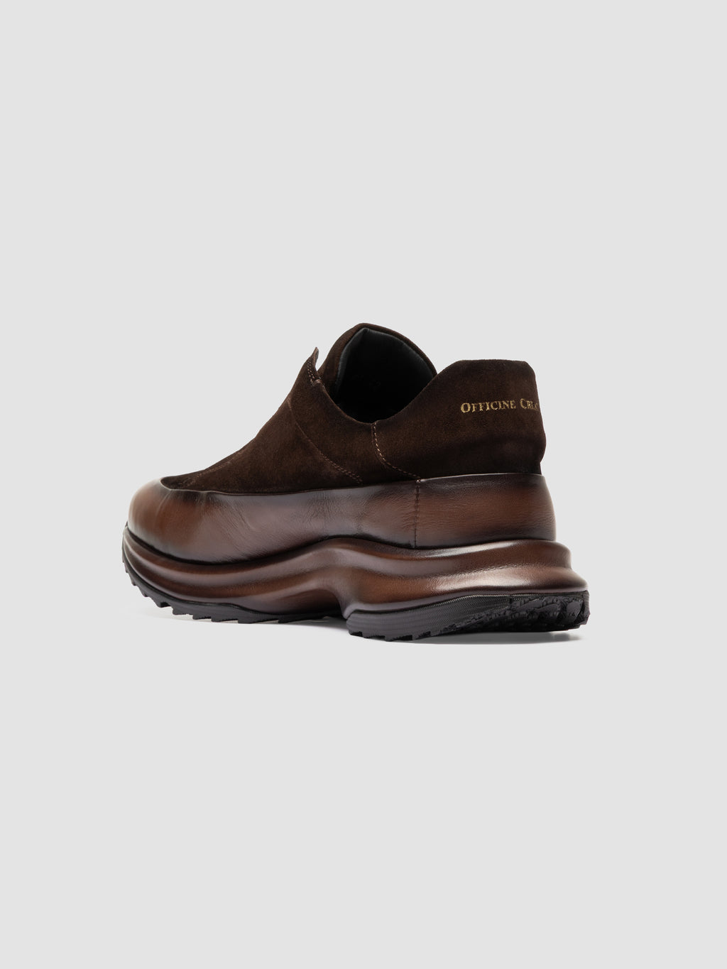 ZODIAC 001 - Brown Suede Low Top Sneakers - image 4,side view