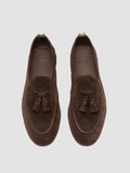 OLIVER 003 - Brown Suede Tassel Loafers - thumb image 2,side view