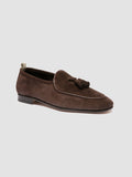 OLIVER 003 - Brown Suede Tassel Loafers - thumb image 3,side view