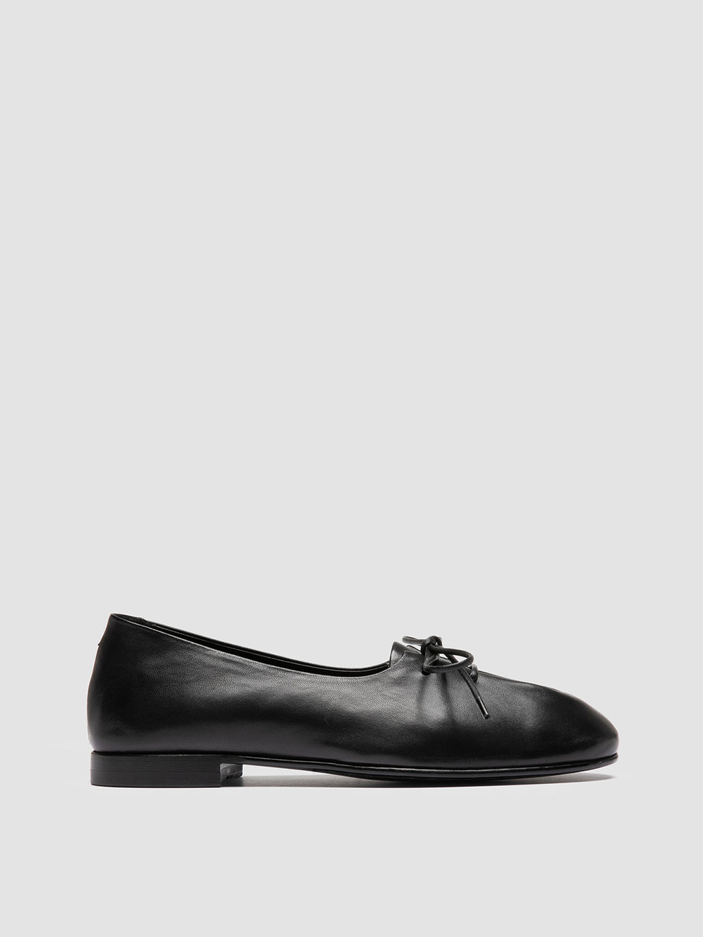 OLIVER 102 - schwarze Ballerinas aus Leder - image 1,side view