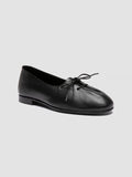 OLIVER 102 - schwarze Ballerinas aus Leder - thumb image 3,side view