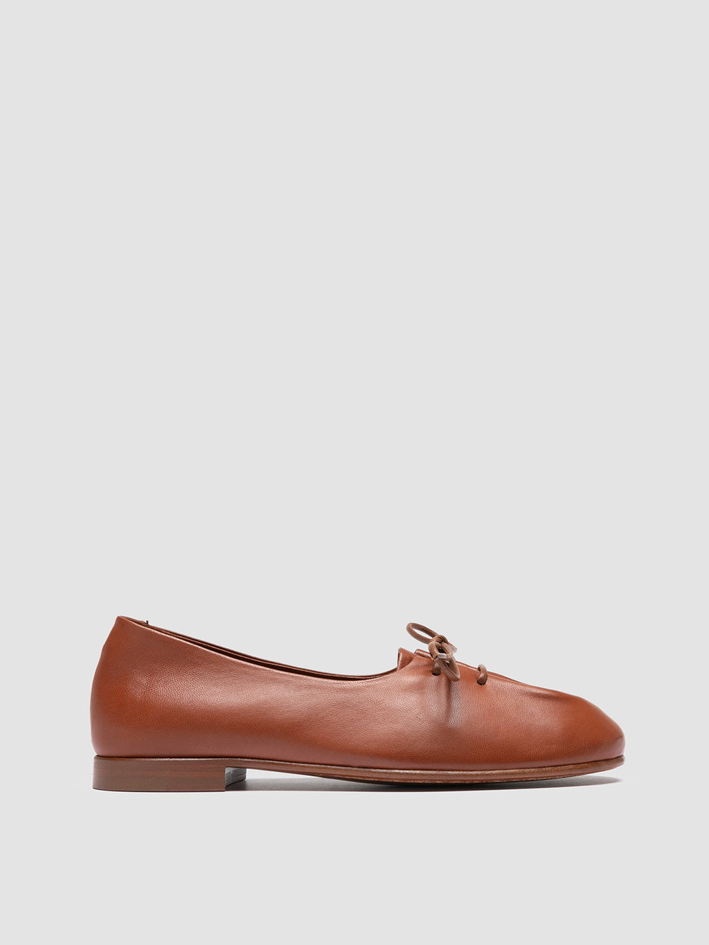 OLIVER 102 - braune Ballerinas aus Leder - image 1,side view