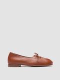 OLIVER 102 - braune Ballerinas aus Leder - thumb image 1,side view