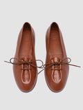 OLIVER 102 - braune Ballerinas aus Leder - thumb image 2,side view