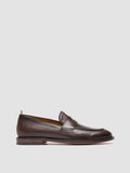 OPERA 001 - Brown Leather Penny Loafers - thumb image 1,side view