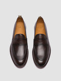 OPERA 001 - Brown Leather Penny Loafers - thumb image 2,side view