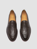 OPERA 001 - Brown Leather Penny Loafers - thumb image 2,side view