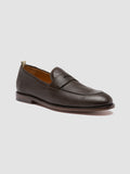 OPERA 001 - Brown Leather Penny Loafers - thumb image 3,side view