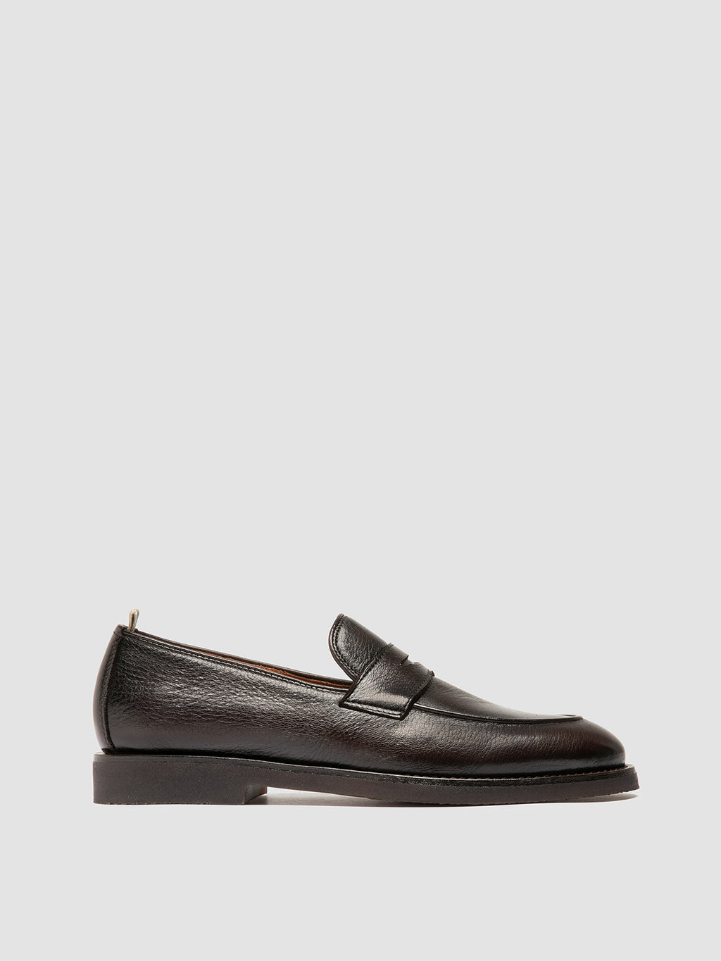 OPERA FLEXI 101 - Brown Leather Penny Loafers - image 1,side view