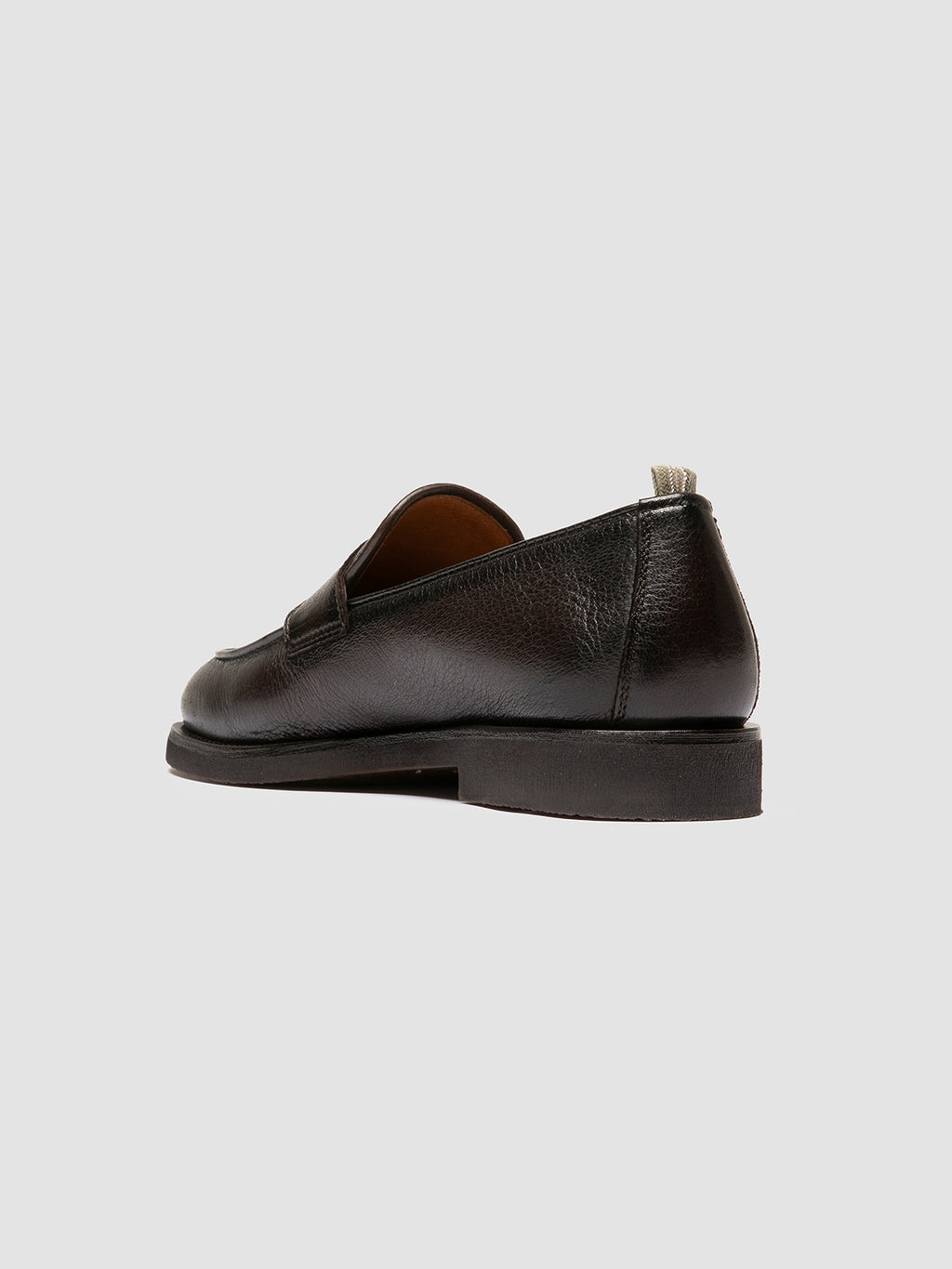 OPERA FLEXI 101 - Brown Leather Penny Loafers - image 4,side view