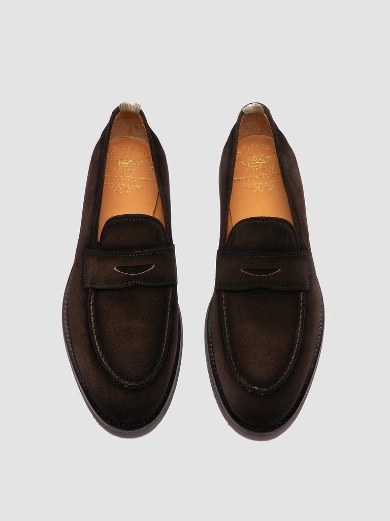OPERA FLEXI 101 - Brown Suede Penny Loafers Officine Creative - 2