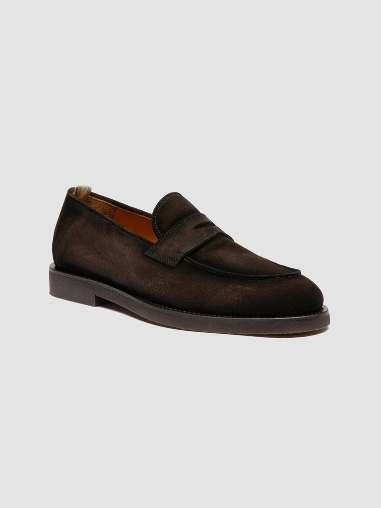 OPERA FLEXI 101 - Brown Suede Penny Loafers Officine Creative - 3