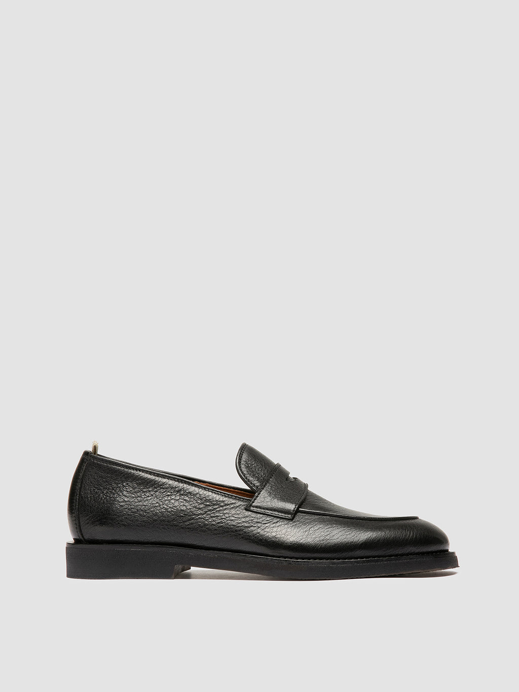 OPERA FLEXI 101 - Schwarze Penny-Loafers aus Leder - image 1,side view