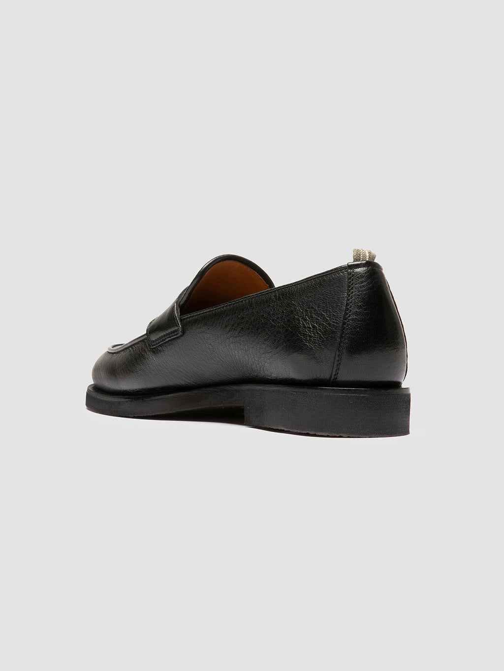 OPERA FLEXI 101 - Schwarze Penny-Loafers aus Leder - image 4,side view