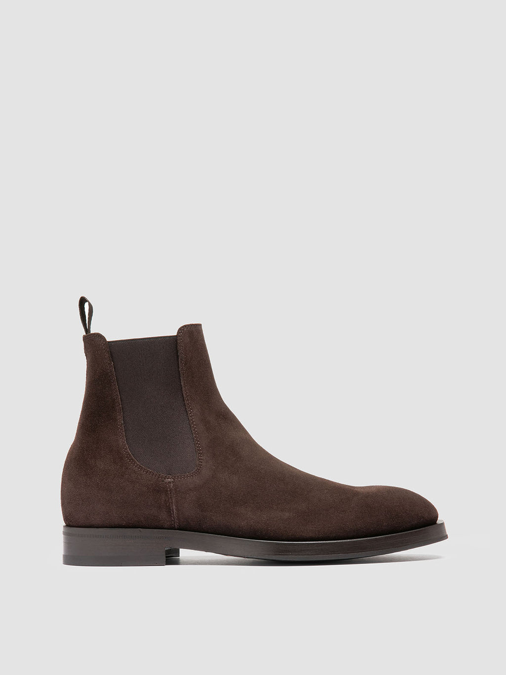 ORTEGA 003 - Brown Suede Chelsea Boots - image 1,side view