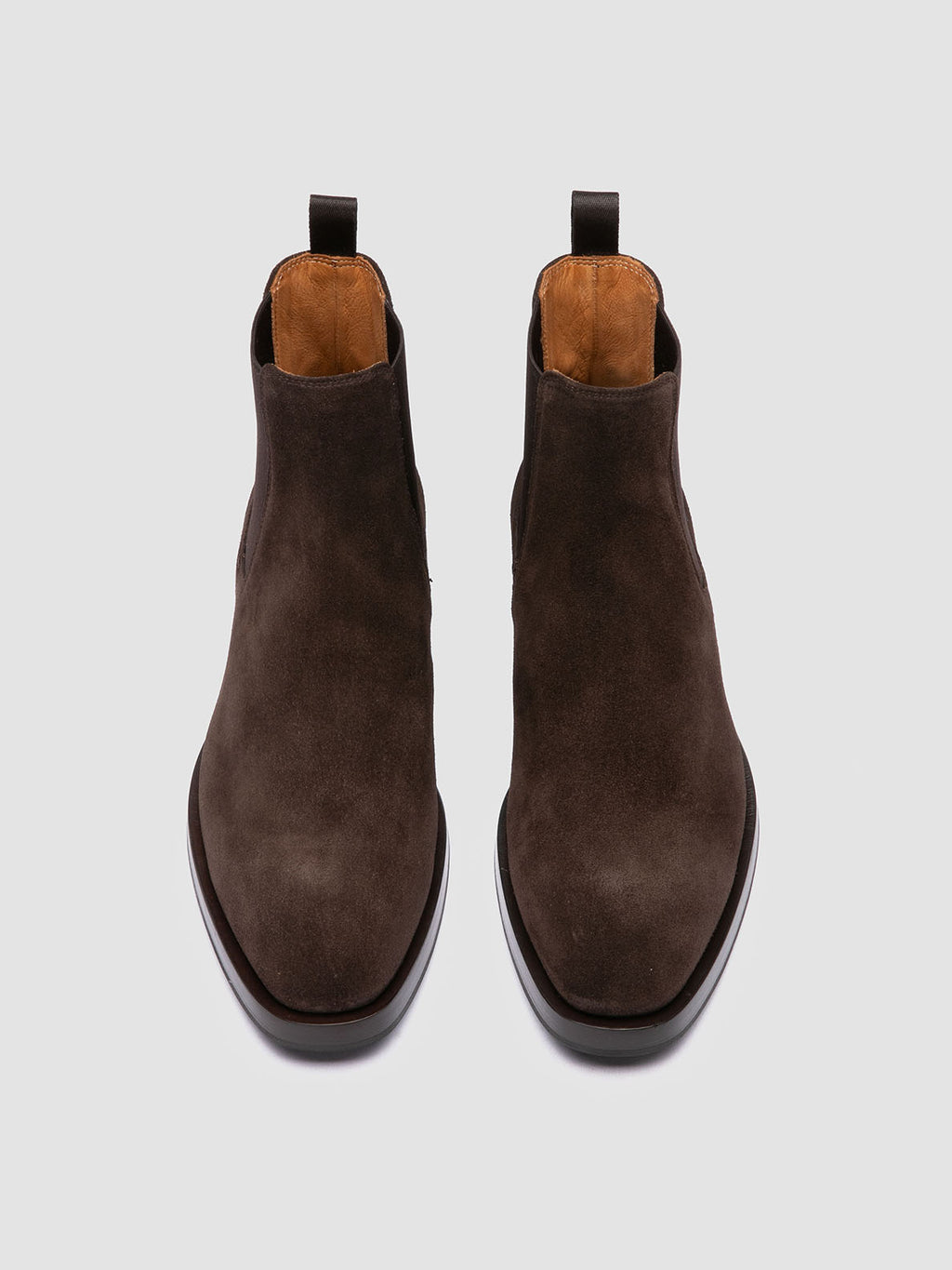 ORTEGA 003 - Brown Suede Chelsea Boots - image 2,side view