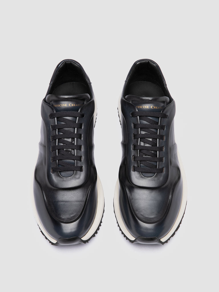 PERSPECTIVE 001 - Blue Leather Sneakers Officine Creative - 2