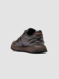 PERSPECTIVE 001 - Brown Leather Sneakers - thumb image 4,side view