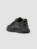 PERSPECTIVE 001 - Black Leather Sneakers - thumb image 4,side view