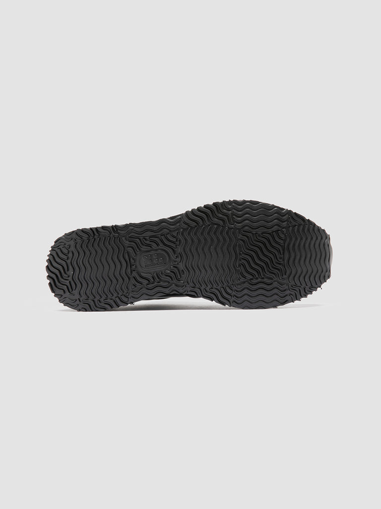 PERSPECTIVE 001 - Black Leather Sneakers Officine Creative - 5