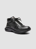 PHASE 001 - Graue Low-Top-Sneaker aus Leder - thumb image 3,side view