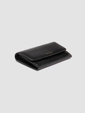 POCHE 09 - Schwarze Brieftasche aus Nappaleder - thumb image 3,side view