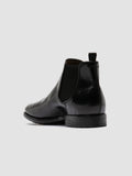 PRINCE 617 - Black Leather Chealsea Boots - thumb image 4,side view