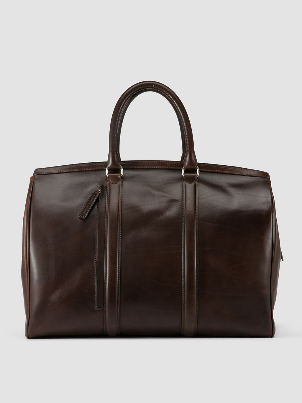 QUENTIN 009 - braune Ledertasche - image 1,side view