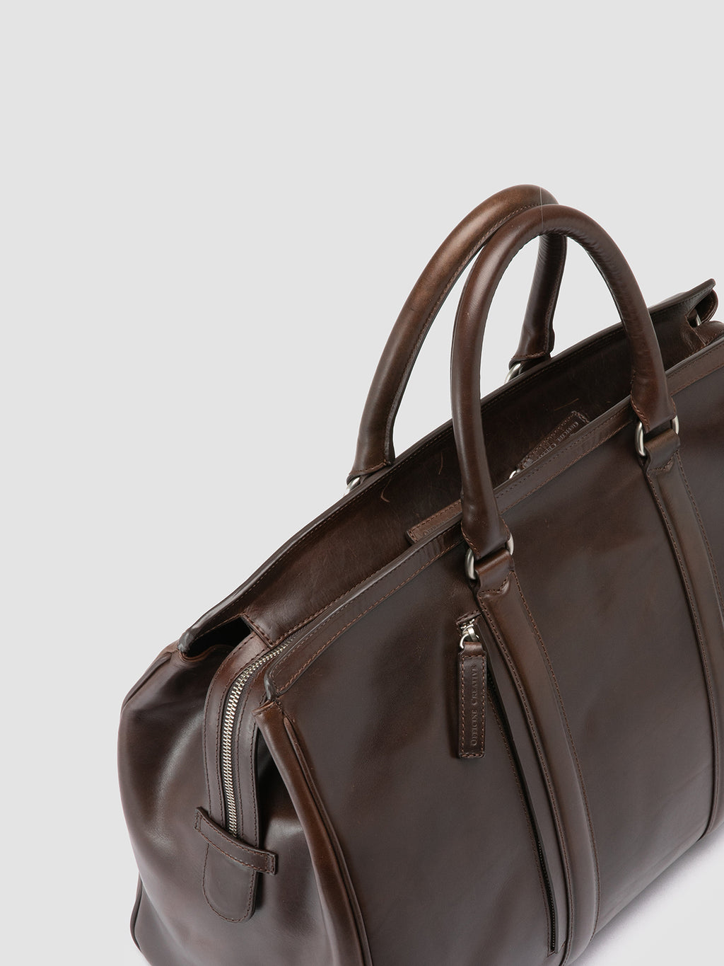 QUENTIN 009 - braune Ledertasche - image 2,side view