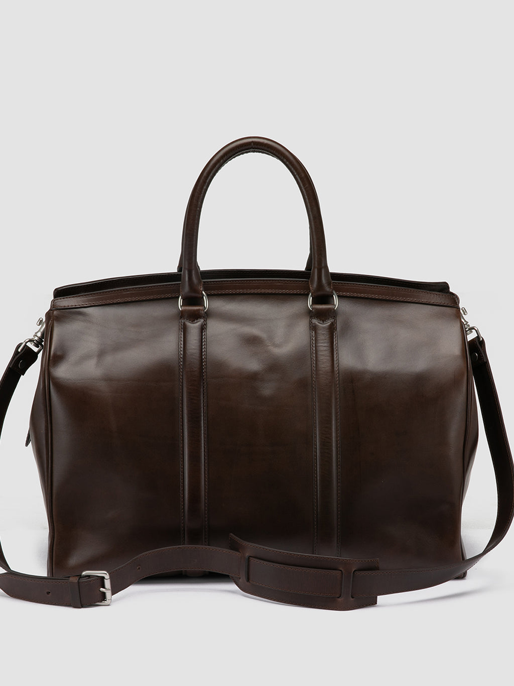 QUENTIN 009 - braune Ledertasche - image 4,side view