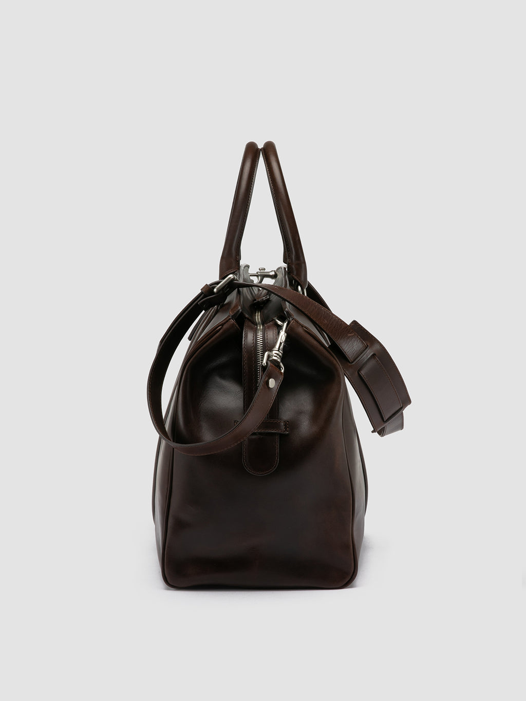 QUENTIN 009 - braune Ledertasche - image 5,side view