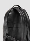 QUENTIN 020 - schwarzer Lederrucksack - thumb image 6,side view