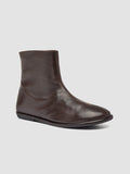MIENNE 115 - Braune Stiefel aus Leder mit Reißverschluss - thumb image 3,side view