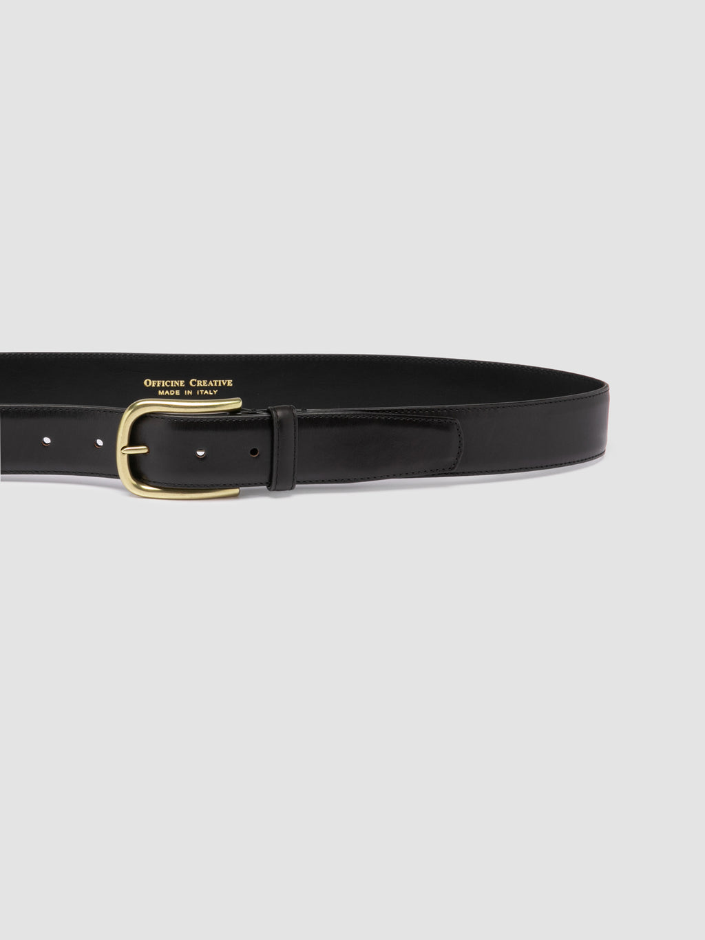 OC STRIP 04 - Schwarzer Ledergürtel - image 3,side view