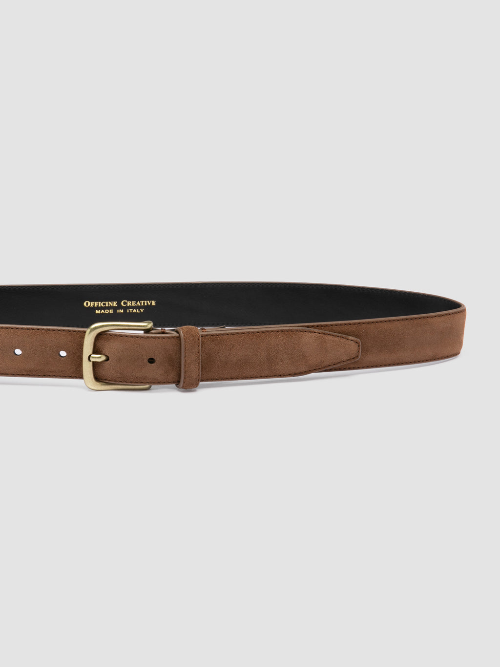 OC STRIP 05 - Brauner Ledergürtel - image 3,side view
