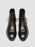 PRINCE 610 - Brown Leather Lace up Boots - thumb image 2,side view