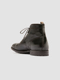PRINCE 610 - Brown Leather Lace up Boots - thumb image 4,side view