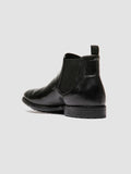 PRINCE 617 - Black Leather Chealsea Boots - thumb image 4,side view
