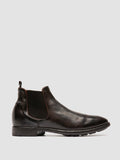 PRINCE 617 - Brown Leather Chealsea Boots - thumb image 1,side view