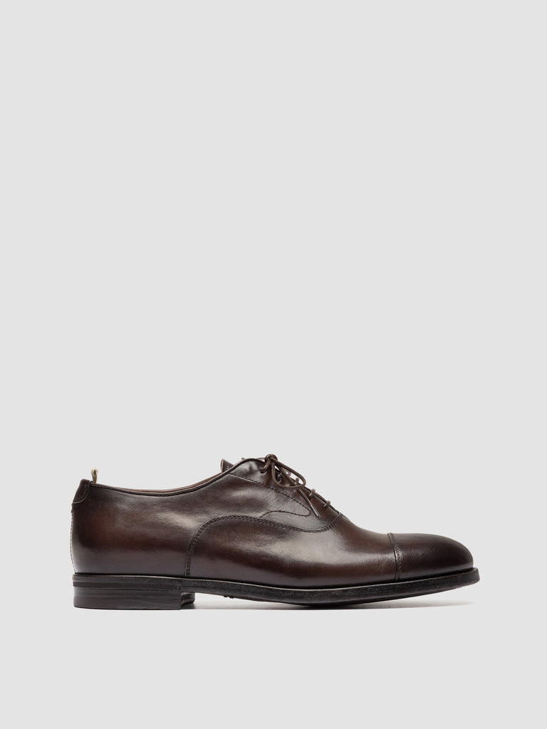 VANDERBILT CAOU 011 - Brown Leather Oxford Shoes