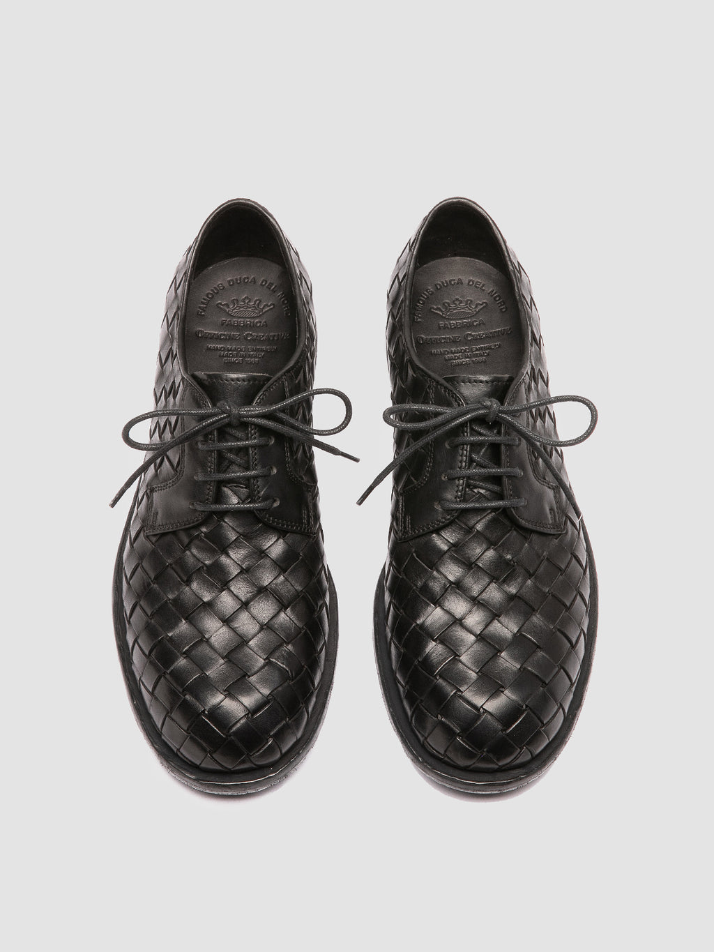 RUGGED 007 - Black Leather Derby Shoes - image 2,side view