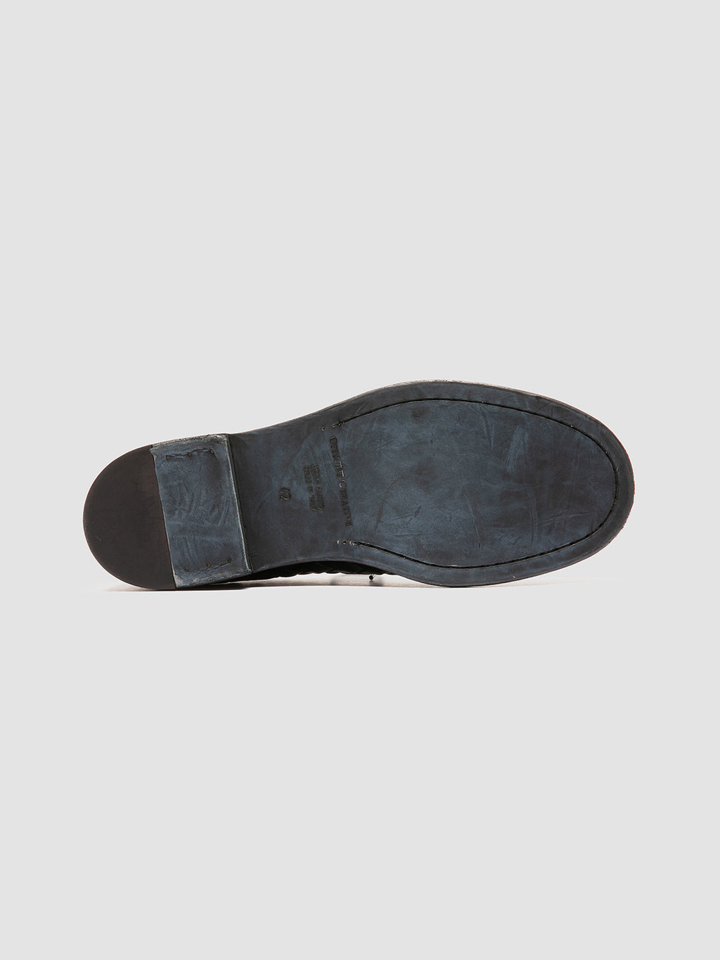 RUGGED 007 - Black Leather Derby Shoes - image 5,side view