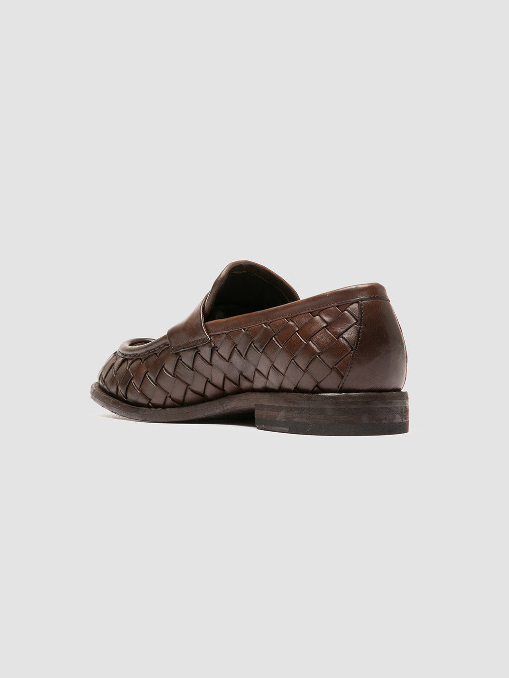 RUGGED 008 - Brown Leather Penny Loafers - image 4,side view