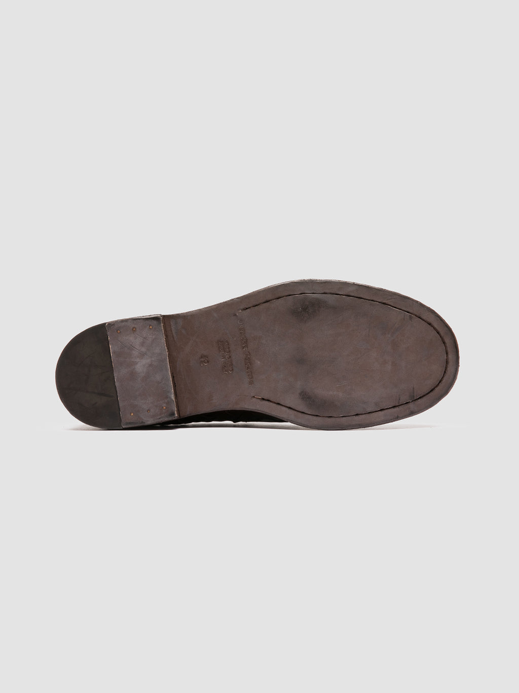 RUGGED 008 - Brown Leather Penny Loafers - image 5,side view