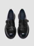 RUGGED 111 - Schwarze Monk-Schuhe aus Leder - thumb image 2,side view