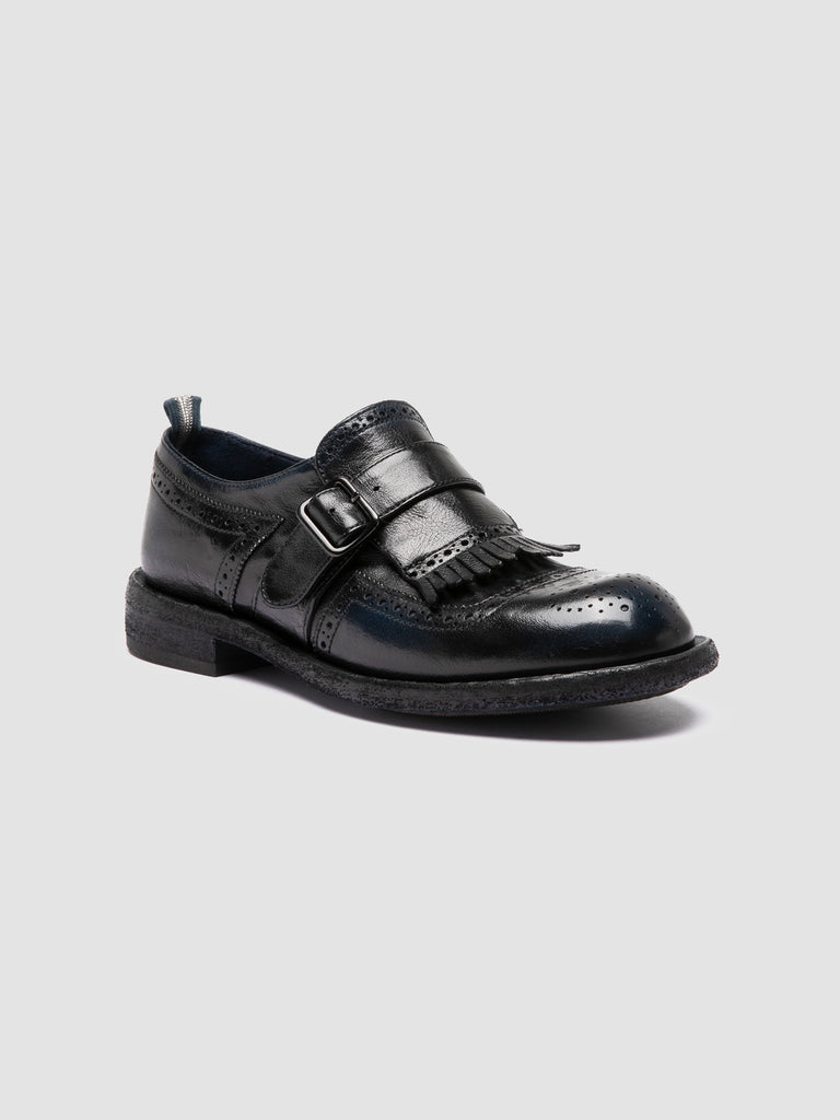 RUGGED 111 - Navy Leather Monk Shoes Officine Creative - 3