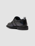 RUGGED 111 - Schwarze Monk-Schuhe aus Leder - thumb image 4,side view