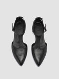 SAGE 103 - Schwarze Lederschuhe mit T-Steg - thumb image 2,side view